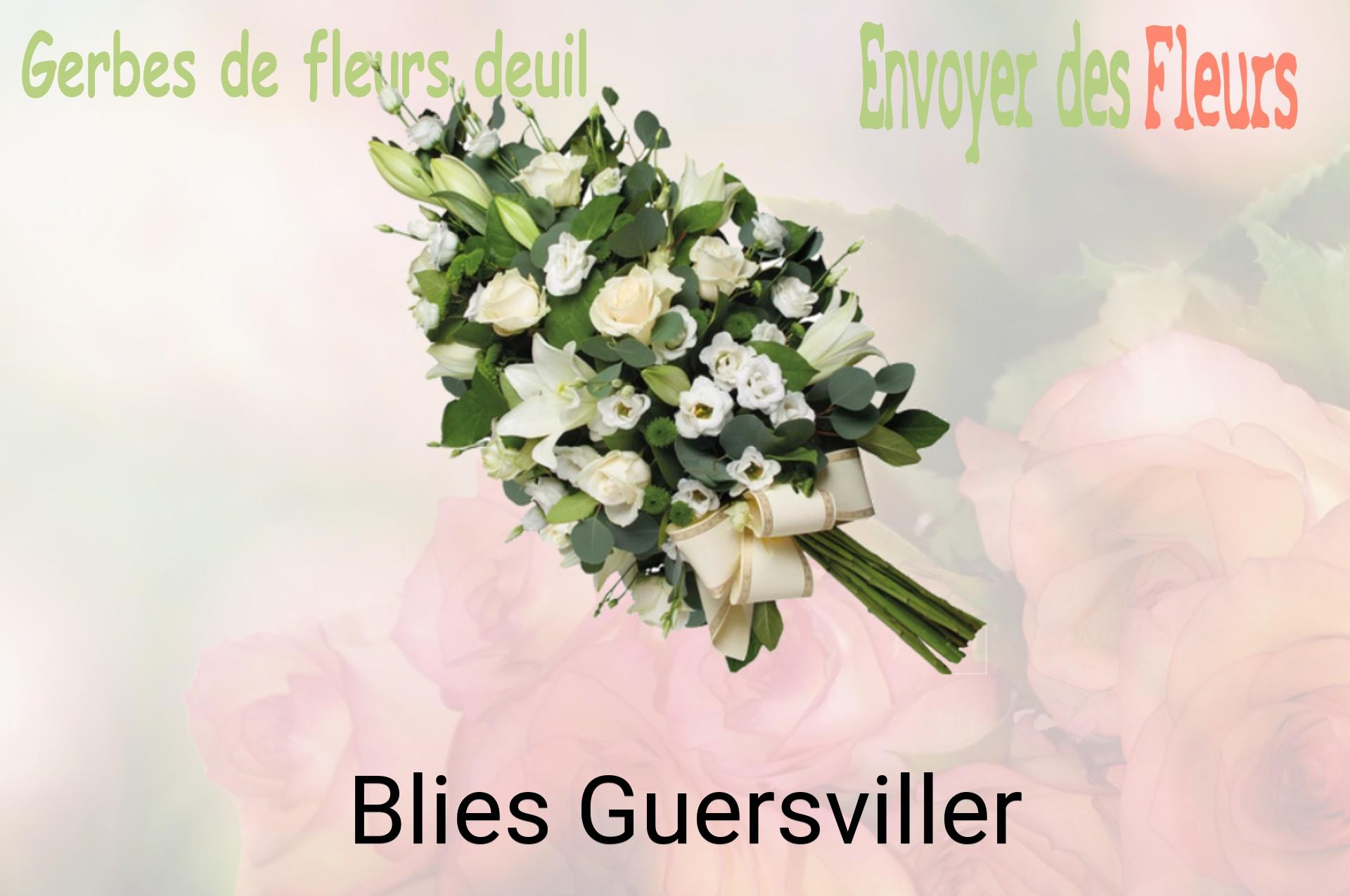 Gerbe de fleurs de deuil livrée à Blies-Guersviller